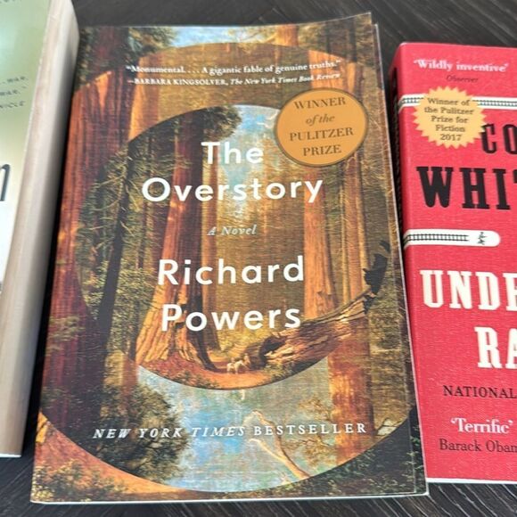 Coffee Table books, red, white, pulitzer prize books, home decor, accents - Picture 4 of 5